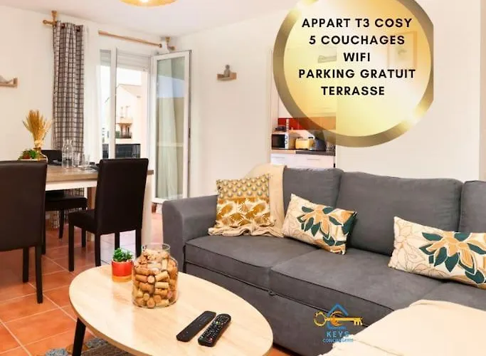 Superbe Nid Douillet Avec Terrasse, Double Parking شقة قرقشونه